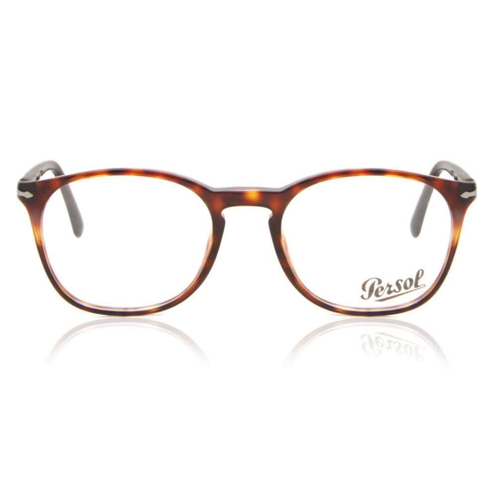 Persol , Glasses, Male, Brown, 52 Mm, Stylish Eyeglasses In Color 24 - Image 5