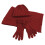 Winter Knit Hat and Scarf Set Soft Yarn 2-Piece 1