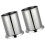 Stainless Steel Utensil Organizer with Drainage 2 Pcs 1
