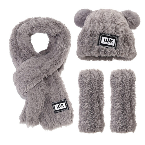 Winter Warm Hat Scarf Glove Set 3 Pack