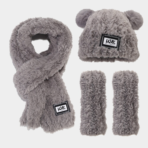Winter Warm Hat Scarf Glove Set 3 Pack 1