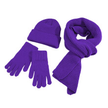 Ultra Soft Knit Scarf and Hat Set 2-piece