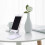 Desk Phone Stand Holder White Mini 2 Pieces 5
