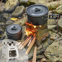 Stainless Steel Outdoor Fire Stove Portable Foldable