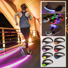 LED Shoe Clip Light for Outdoor Running and Cycling Blue