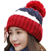 Women's Knit Winter Hat Scarf and Gloves Set