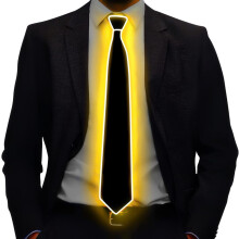 LED Neckties Bowties Suspenders Glow-in-the-Dark Adjustable