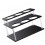 Acrylic Coffee Syrup Rack Black 2-Tier 6-Bottle Kitchen 6