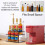 Acrylic Coffee Syrup Rack Black 2-Tier 6-Bottle Kitchen 5