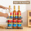 Acrylic Coffee Syrup Rack Black 2-Tier 6-Bottle Kitchen 7