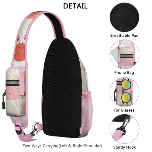 Sling Backpack Small Hiking Backpack 1 Pack 2