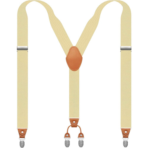 Snap Hook Suspenders for Men Adjustable Retro Style