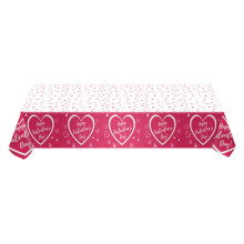 Valentine vinyl flannel tablecloth 10854 inch washable