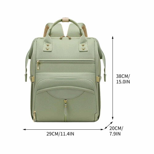 Diaper Bag Multi-Functional Large Capacity Green