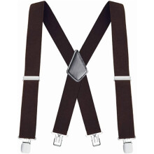 Men's Trousers Braces X-Style Adjustable 50mm Wide 4-Clip