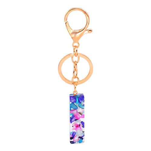 Alphabet Initial Keychain for Women A-Z Epoxy Charm 1