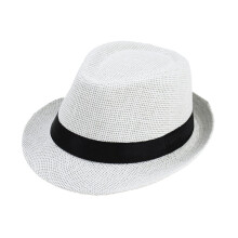 Beach Hat Casual Sun Protection Hat for Children White