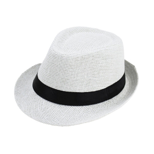 Beach Hat Casual Sun Protection Hat for Children White