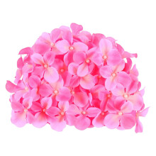 Floral Swim Cap for Women Waterproof Durable