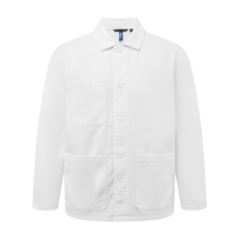 Premier (4Xl, White) Unisex Adult Utility 2.0 Jacket