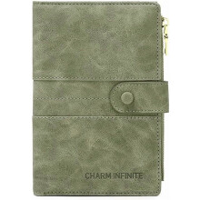Women's RFID-Blocking Passport and Card Holder with Vaccine