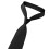 Men's Black Necktie Solid Color 8 cm Width Medium 3