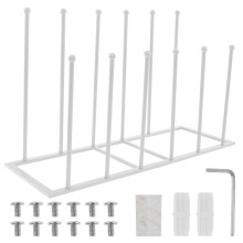 Metal Boot Rack Stand with Removable Shelves, 6-Pair