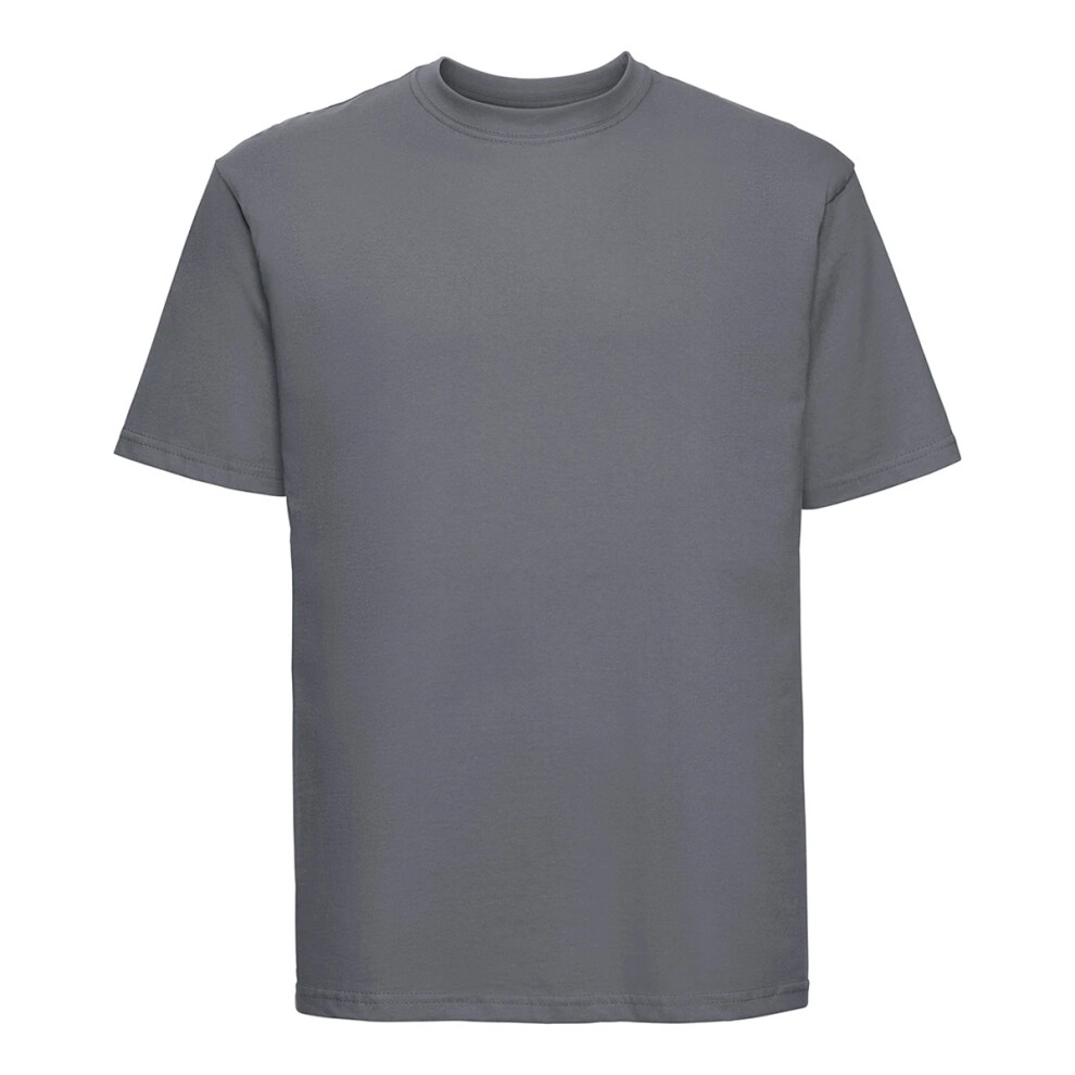 Russell (Xxl, Convoy Grey) Mens Classic Combed Cotton Heavyweight T-Shirt