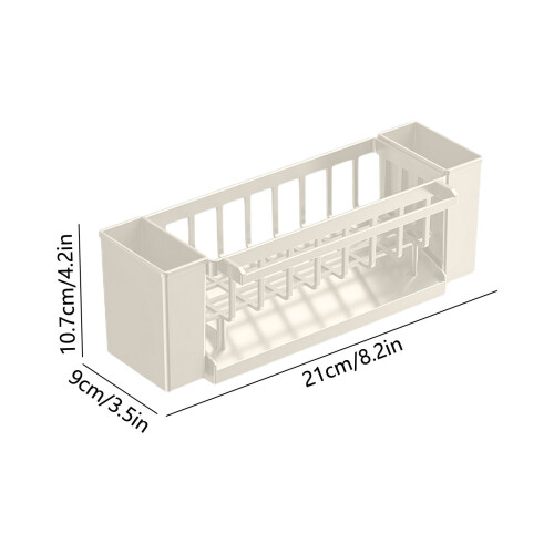 Stainless Steel Kitchen Sink Rack with Removable Tray 2