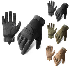 Men's Heated Black Gloves Winter Windproof Warm Gloves