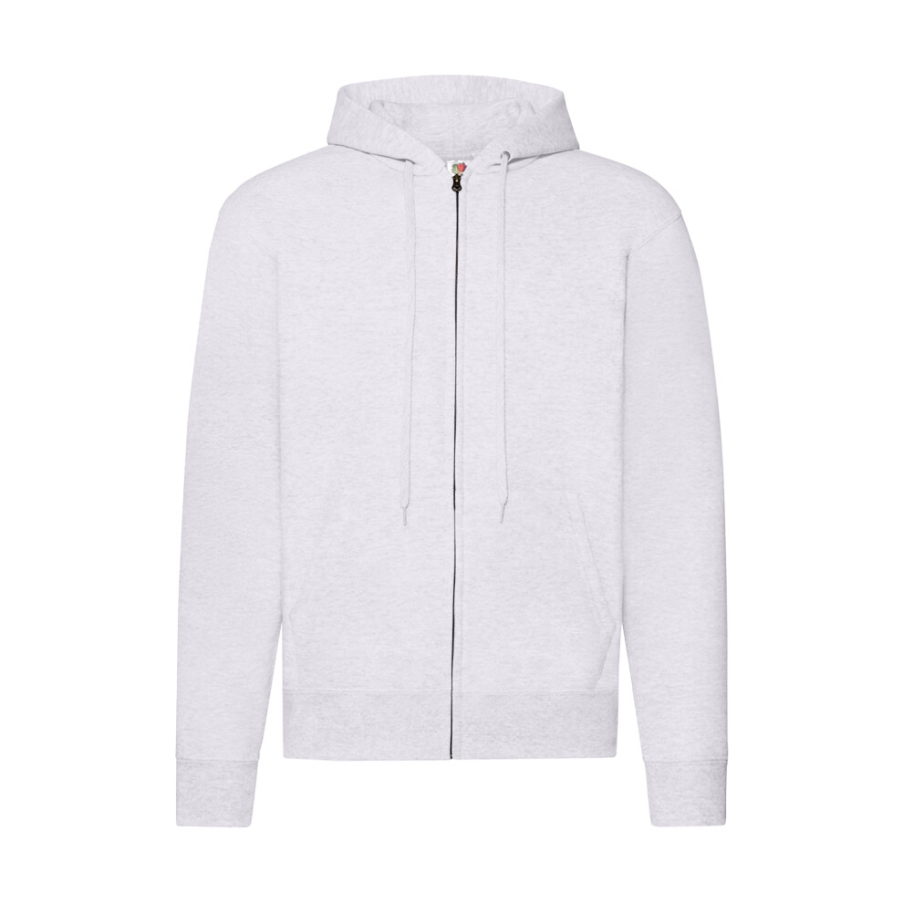Fruit Of The Loom (Xxl, White) Mens Classic Heather Zipped Hoodie