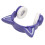 Cat Ear Bluetooth Headset Purple Stereo with Mic and LED 2