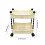 Mobile Storage Cart 2-Tier Ventilated Durable Plastic 2