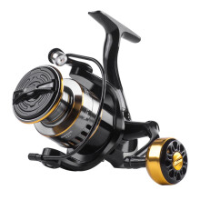 CNC Machined Metal Fishing Reel Black 10KG Brake