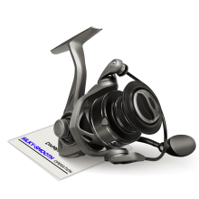 Ultra Lite Spinning Fishing Reel Taupe