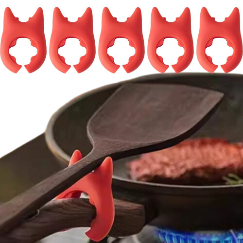 Silicone Pot Clips Heat-Resistant Non-Slip 5PCS