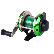 Winter Mini Trolling Ice Fishing Reel Metal Spool 1pc