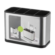 Stainless Steel Utensil Organizer 4-Compartment