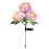 Hydrangea Solar Lights Outdoor Garden Decor 29 Inch 3