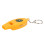 Yellow multifunctional whistle with compass 1.2x0.8x4.4 in 6