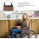 Wheelchair Armrest Pouch Organizer Blue 3-Pocket 8