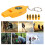 Yellow multifunctional whistle with compass 1.2x0.8x4.4 in 3