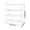 White Plastic Shoe Rack Entryway Organizer 3-Tier 2