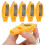 Yellow multifunctional whistle with compass 1.2x0.8x4.4 in 5