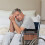 Wheelchair Armrest Pouch Organizer Blue 3-Pocket 6