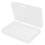 Clear Acrylic Storage Box with Dividers for Office and 1