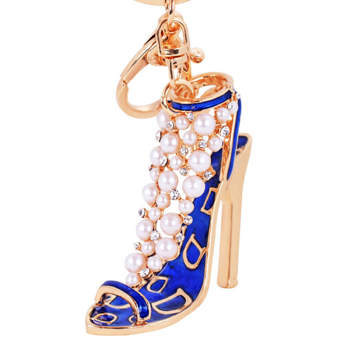 Rose Gold High Heel Keychain Desk Accessory 1pc