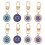 Evil Eye Rhinestone Enamel Pendant Set 8 Pieces 62mm 1