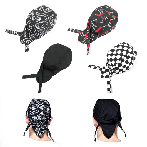 Chef Cap for Bakers and Cooks Adjustable Unisex 4 Colors
