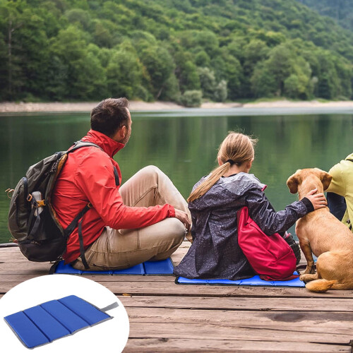 Camping Mat Pearl Cotton Insulated Quad-Fold Pad 1